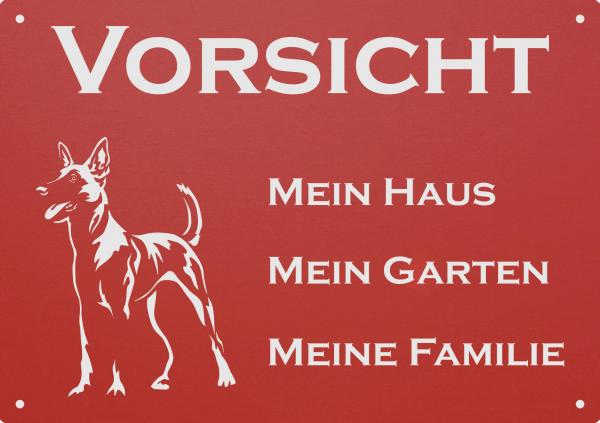 Malinois - Belgischer Schäferhund | Aluminium Warnschild